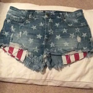High rise shorts